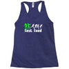 zombie fast food  funny Racerback Tank