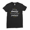 throw donuts Ladies Fitted T-Shirt