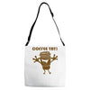 coffee yay Adjustable Strap Totes