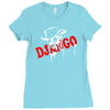 django unchained film Ladies Fitted T-Shirt