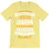 Super Cool Grandpa Of A Freaking Awesome Grandson T-Shirt