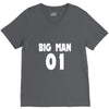 big man little man father son matching1 V-Neck Tee