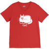 cat V-Neck Tee