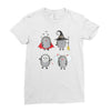 halloween hedgehogs Ladies Fitted T-Shirt