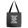 yoga pose post Tote Bags
