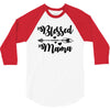 Blessed Mama 3/4 Sleeve Shirt