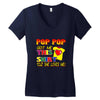 pop pop got this shirt Women's V-Neck T-Shirt