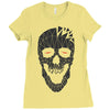 skull triangle Ladies Fitted T-Shirt