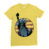 us flag 2 Ladies Fitted T-Shirt