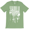 banksy street art zebra bar code T-Shirt