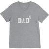 Dad to the Second Power ( dad of 5 ) V-Neck Tee