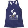 proud Autism  mom Racerback Tank