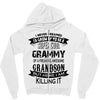 Super Cool Grammy Of A Freaking Awesome Grandson Zipper Hoodie