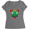Final Space Mooncake with Triangle Women's Triblend Scoop T-shirt