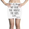 its all messy  my hair the house the kid life Mini Skirts