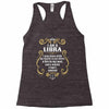 i am a libra Racerback Tank