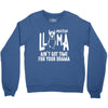 nurse lama Crewneck Sweatshirt