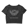 my hero is now my angel stomach cancer awreness Crop Top