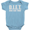 d.i.e.t Baby Onesie