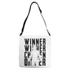 winner winner chicken dinner 3b Adjustable Strap Totes