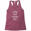 i make good looking kids Racerback Tank