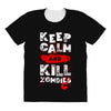 Keep Calm And Kill Zombies All Over Women's T-shirt