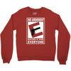 second amendment rated e for everyone Crewneck Sweatshirt