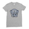 kids elephant Ladies Fitted T-Shirt