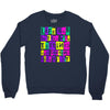 texting and driving like it's 1990 Crewneck Sweatshirt