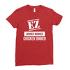 ez meme pubg winner winner chicken dinner Ladies Fitted T-Shirt