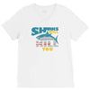 sharks will kill you V-Neck Tee