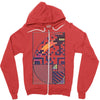 once golden Zipper Hoodie