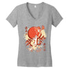 red skies Women's V-Neck T-Shirt