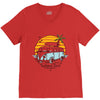 summer time V-Neck Tee