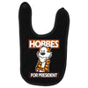 Hobbes For President Baby Bibs