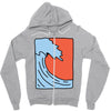 Wave Zipper Hoodie
