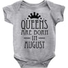 queens are born in august (2) Baby Onesie