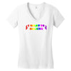 unicorns,i want to believe,fantasy,mythical,unicorns Women's V-Neck T-Shirt