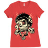 freaky biker Ladies Fitted T-Shirt