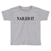 nailed it Toddler T-shirt