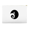 nightmare before christmas black logo Accessory Pouches