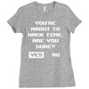 hacking time Ladies Fitted T-Shirt
