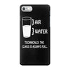 technically the glass is always full iPhone 7 Case