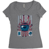 dystopia Women's Triblend Scoop T-shirt