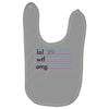 practice your texting Baby Bibs