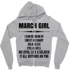 Super March Girl Zipper Hoodie