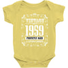vintage made in 1959 perfectly aged a living legend Baby Bodysuit