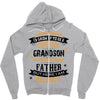 Super Cool Grandson Of A Freaking Awesome Father Zipper Hoodie