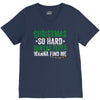 christmas so hard santas elves wanna find me V-Neck Tee
