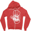 talk to the hand Zipper Hoodie